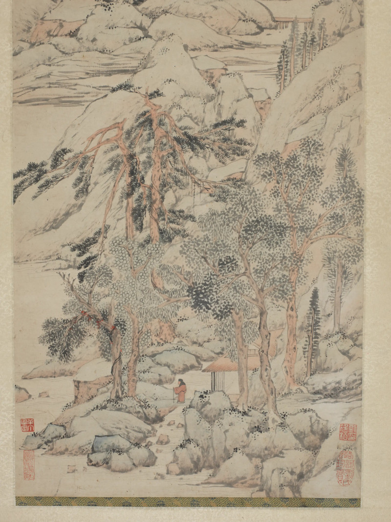 潘恭寿画*王文治题  携笻访友图 - 图6