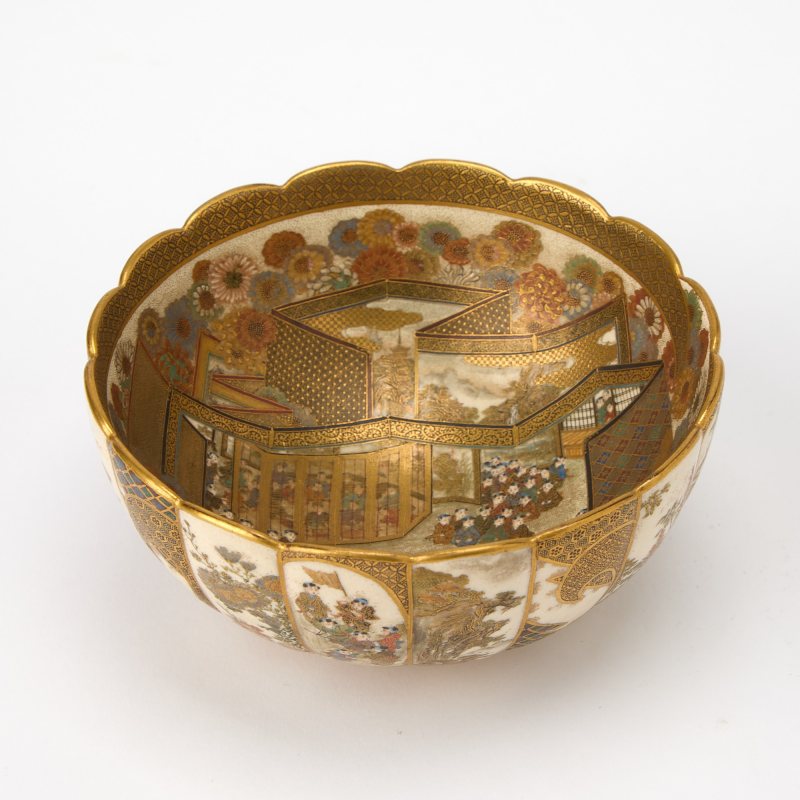 A Japanese Satsuma Earthenware Bowl - 图4