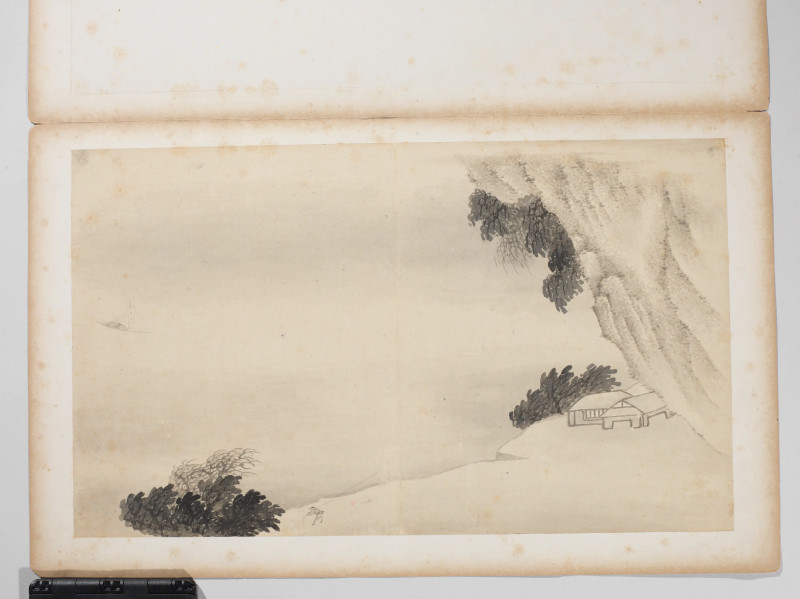 1685年作 米万钟 1592年作 仿米芾山水册 - 图6