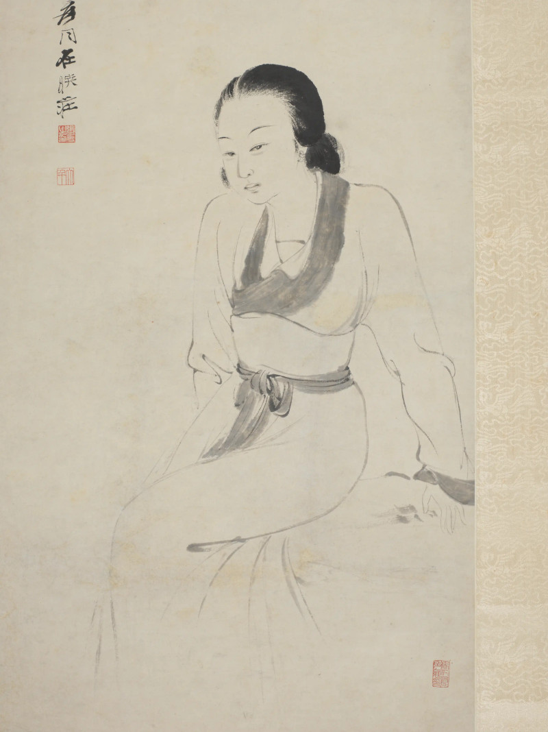 张大千  仕女 - 图5
