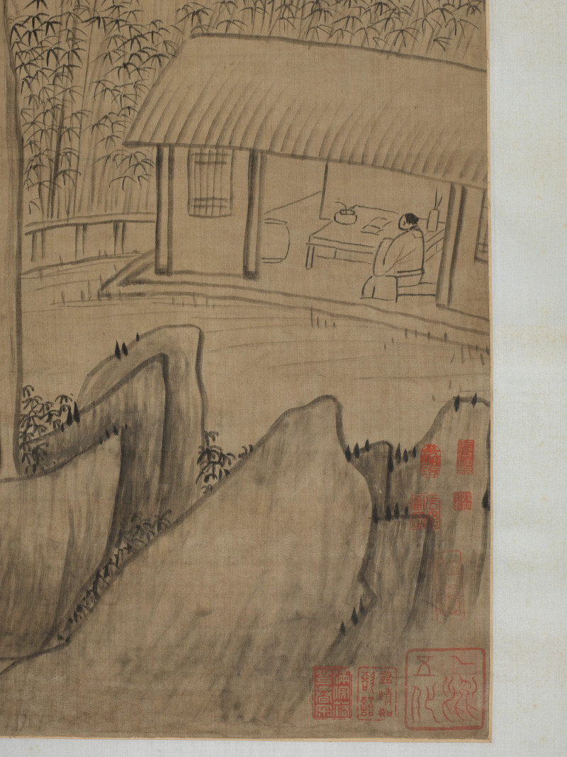 1673年作 黄道周  深林读书图 - 图7