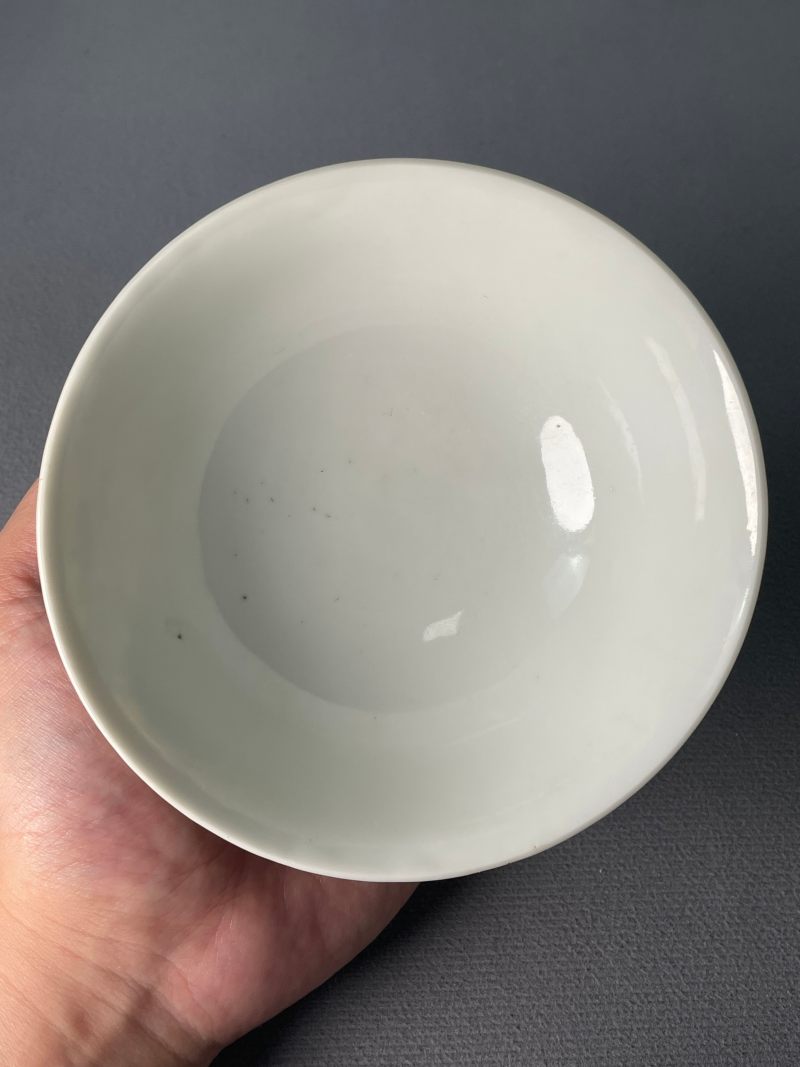 民国 粉彩“江西陶昌出品”款花鸟图茶园 - 图8