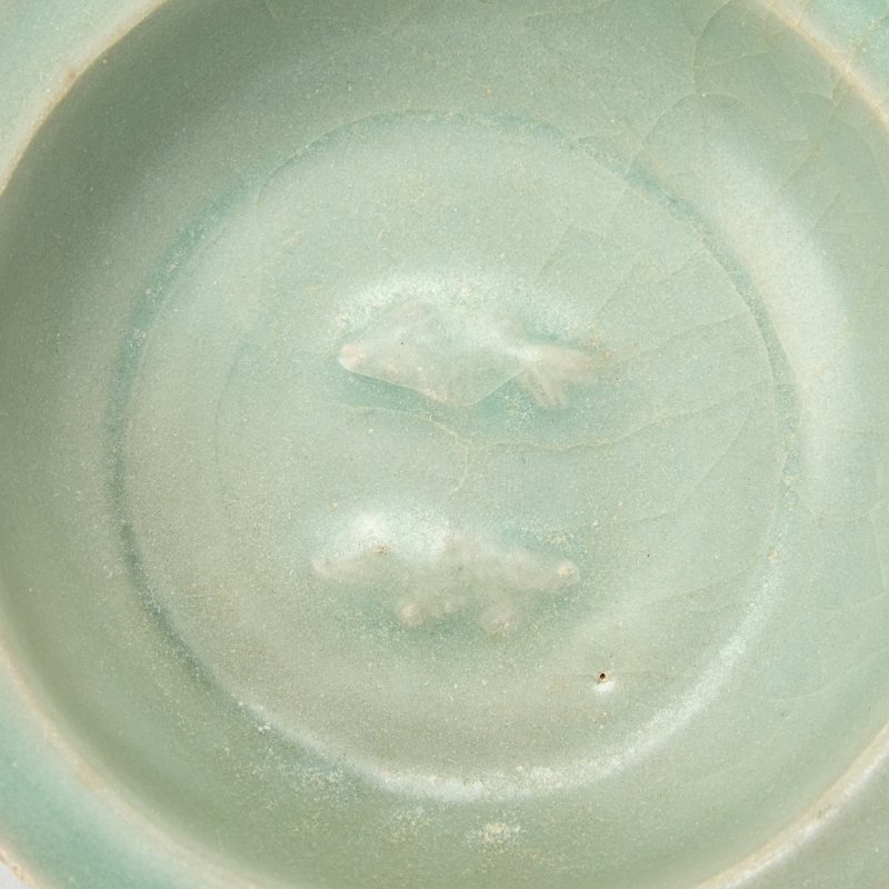 Three Chinese Longquan Celadon 'Fishes' Dishes - 图8