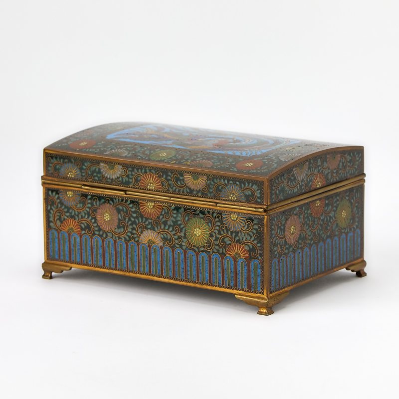 A Japanese Cloisonne Enamel Box - 图6