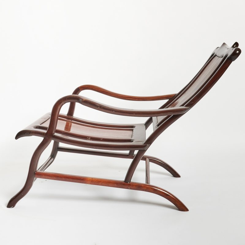 A Chinese Hardwood Moon Gazing Chair - 图3