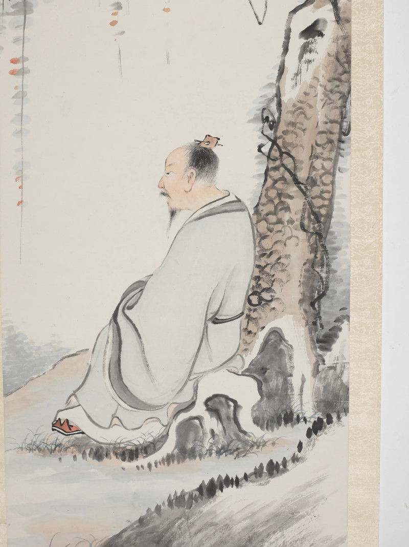 诸建秋 1946年作 人物四屏 - 图14