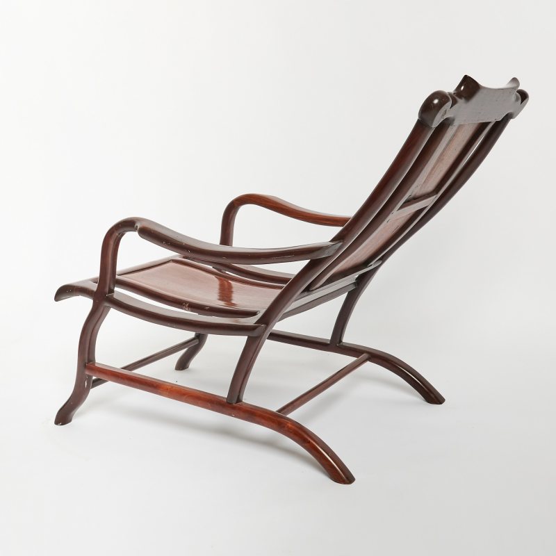 A Chinese Hardwood Moon Gazing Chair - 图4