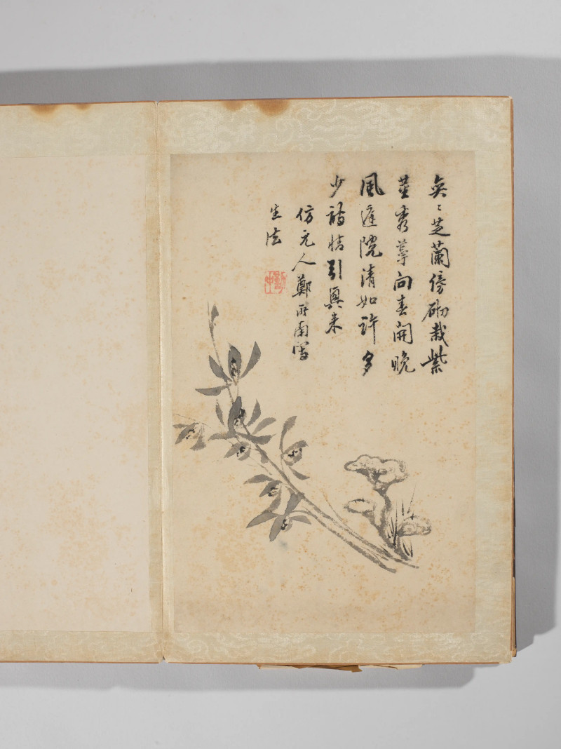 1742年作 王武  墨笔写生十二种 - 图4