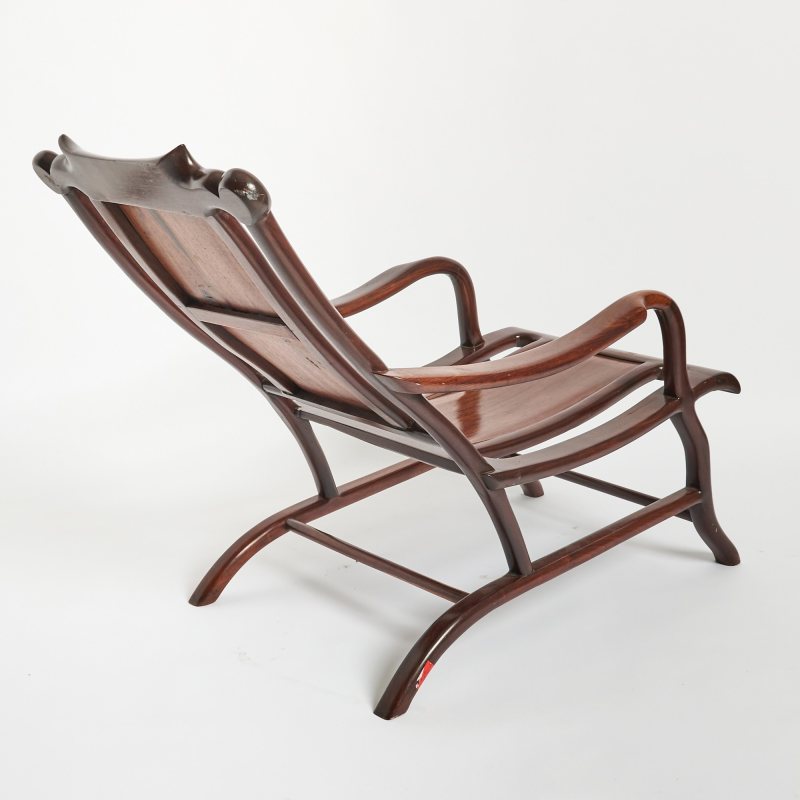 A Chinese Hardwood Moon Gazing Chair - 图5