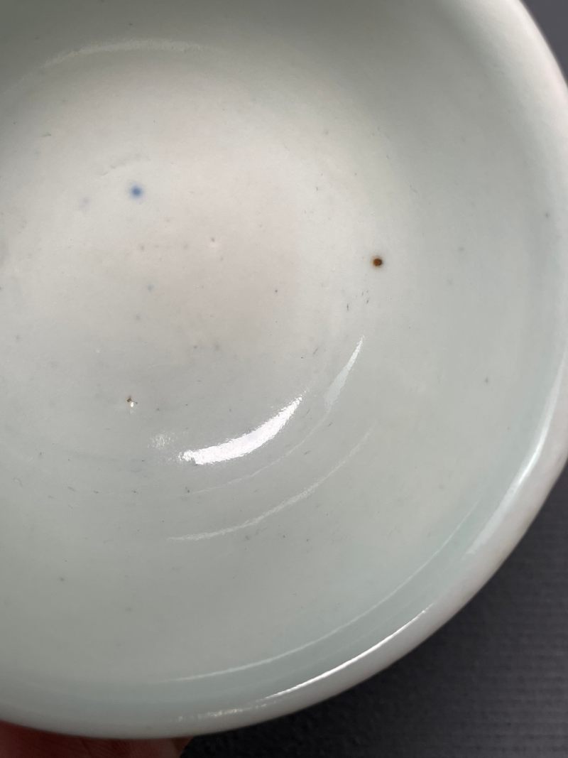 清中期 青花釉里红瓜果纹杯（一对） - 图20