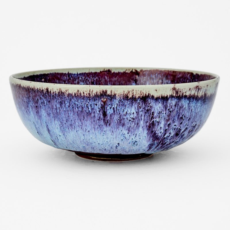 A Large Chinese Flambe Glazed Porcelain Bowl - 图2