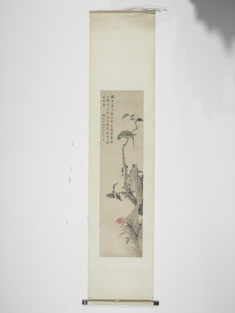 1766年作 王学浩  鹦鹉 - 图2