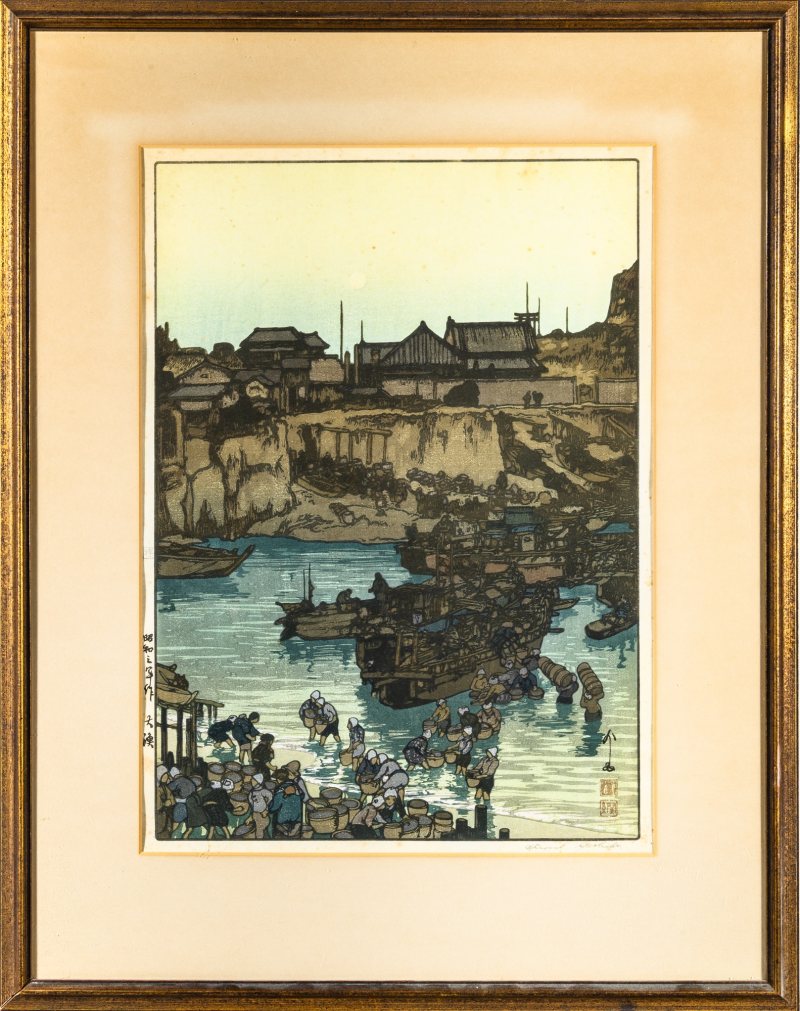 A Japanese Shin Hanga Woodblock Print by Hiroshi Yoshida - 图1