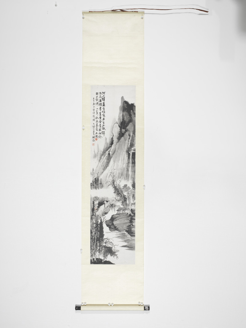 贺天健 1929*1937年作 溪山寒峭图 - 图2