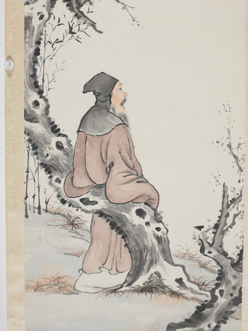 诸建秋 1946年作 人物四屏 - 图16