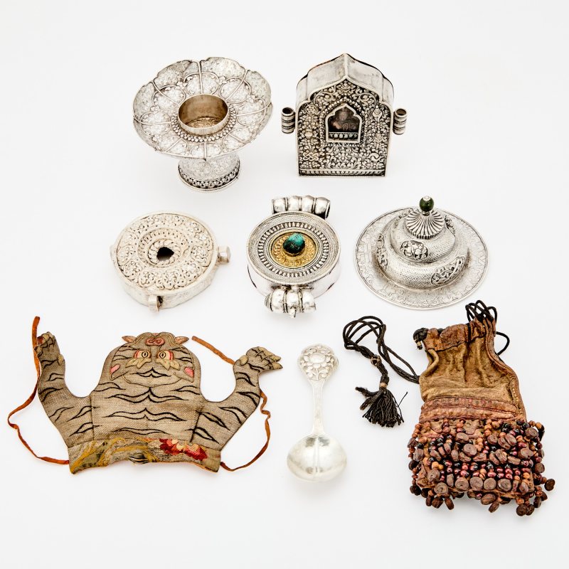 A Group of Tibetan Ritual Objects