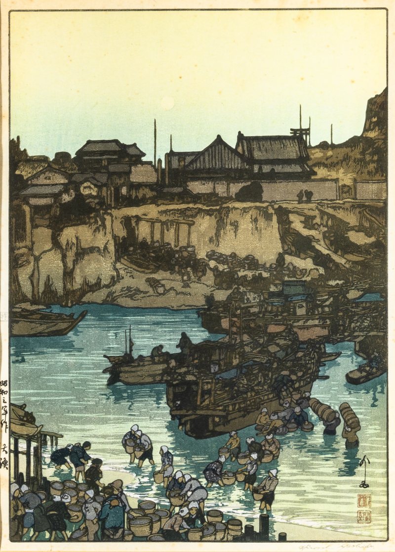 A Japanese Shin Hanga Woodblock Print by Hiroshi Yoshida - 图2