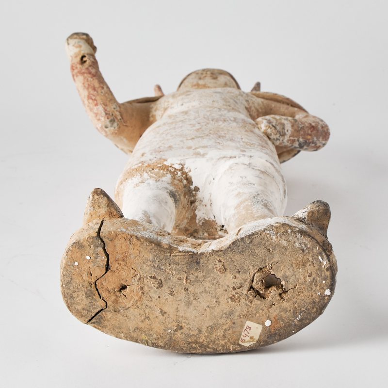 A Chinese Pottery Figure of a Soldier - 图5