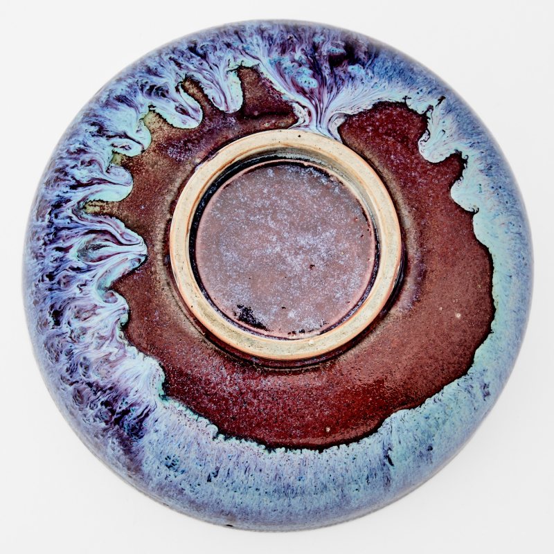 A Large Chinese Flambe Glazed Porcelain Bowl - 图5