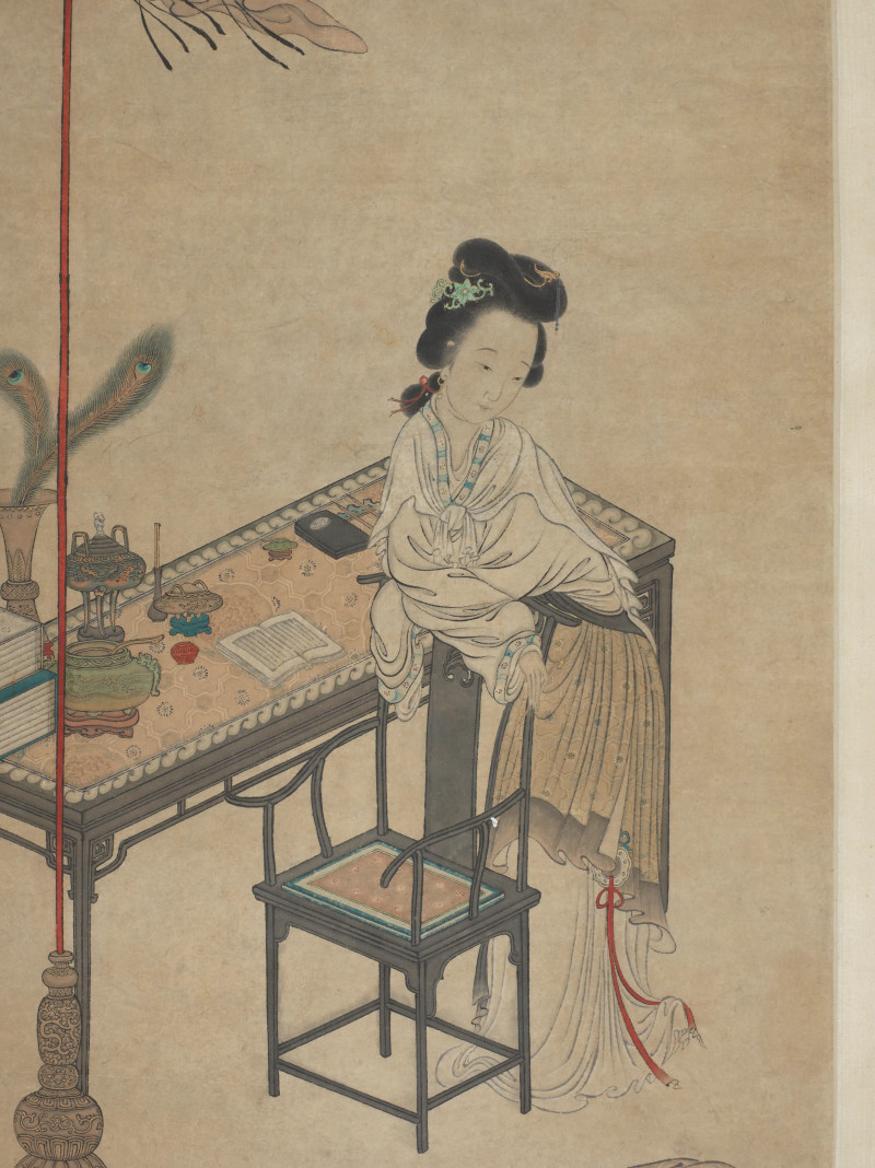 1747年作 康涛  仕女图 - 图5