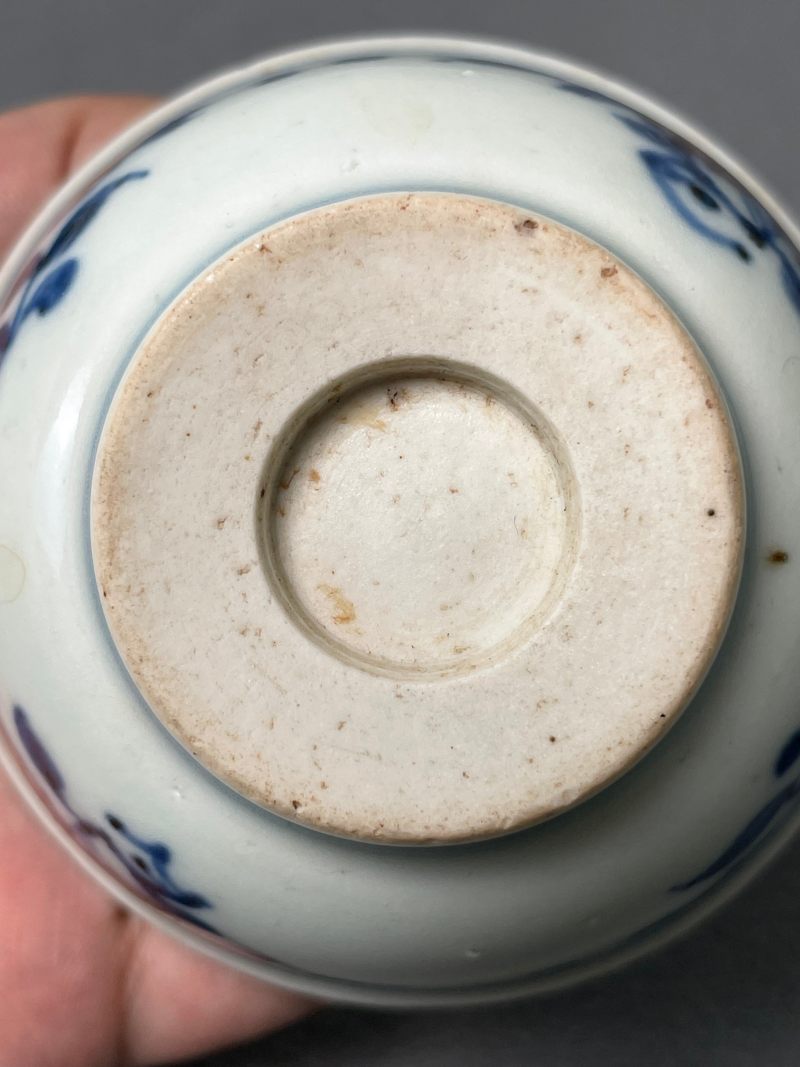 清中期 青花釉里红瓜果纹杯（一对） - 图22