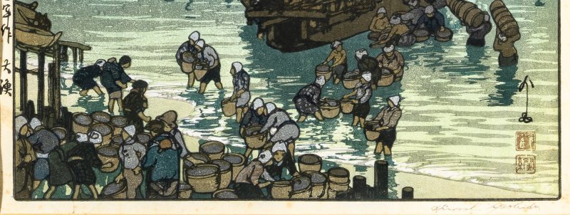 A Japanese Shin Hanga Woodblock Print by Hiroshi Yoshida - 图3