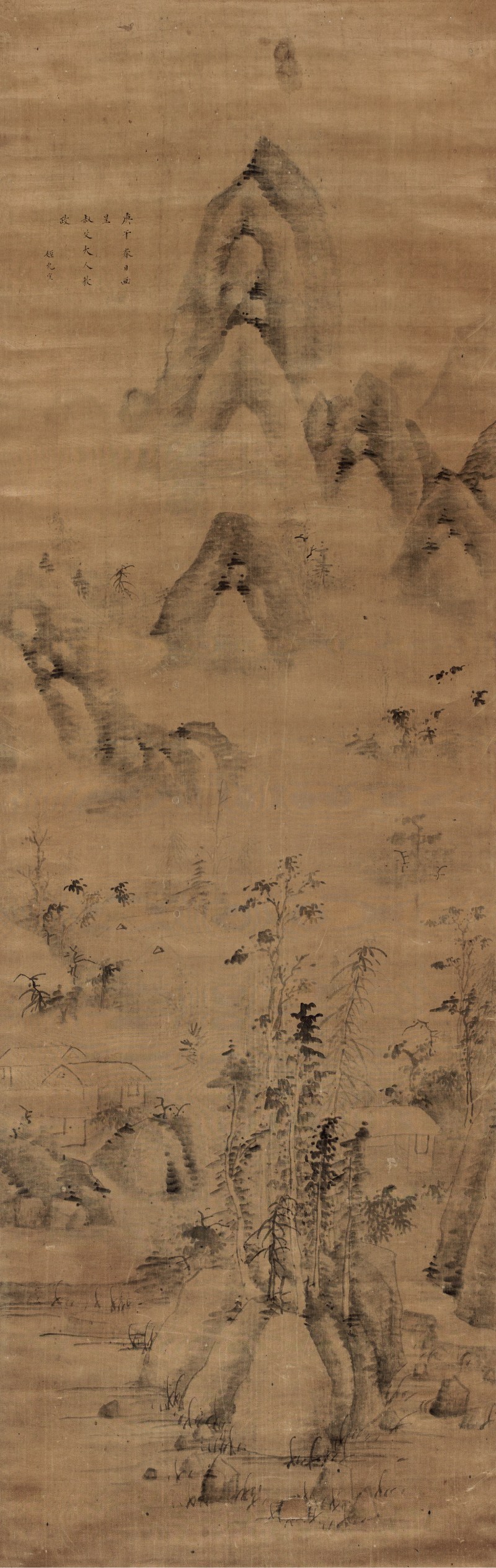1592年作 吴榴阁  溪桥幽栖图