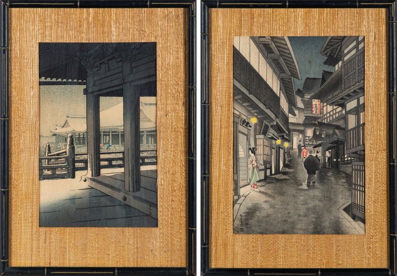 Two Japanese Shin Hanga Woodblock Prints - 图1