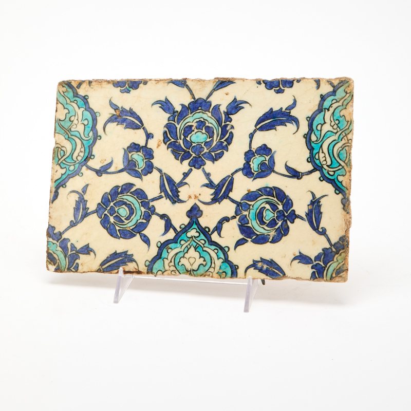 An Iznik Pottery Tile - 图1
