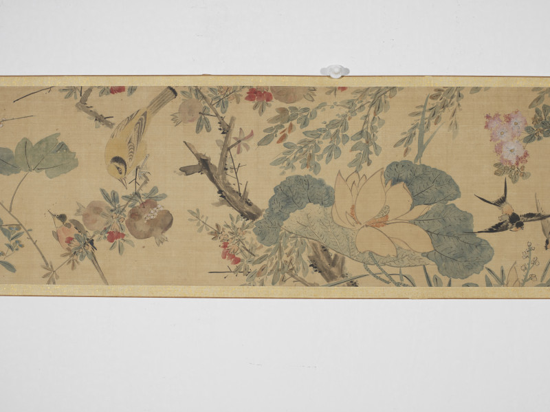 陈嘉言 1656年作 四季花鸟图卷 - 图4