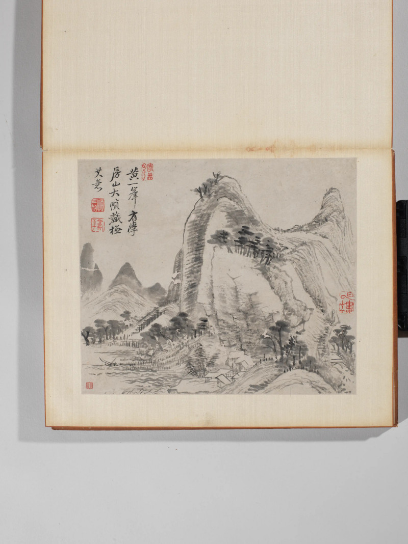 恽南田  山水册 - 图7