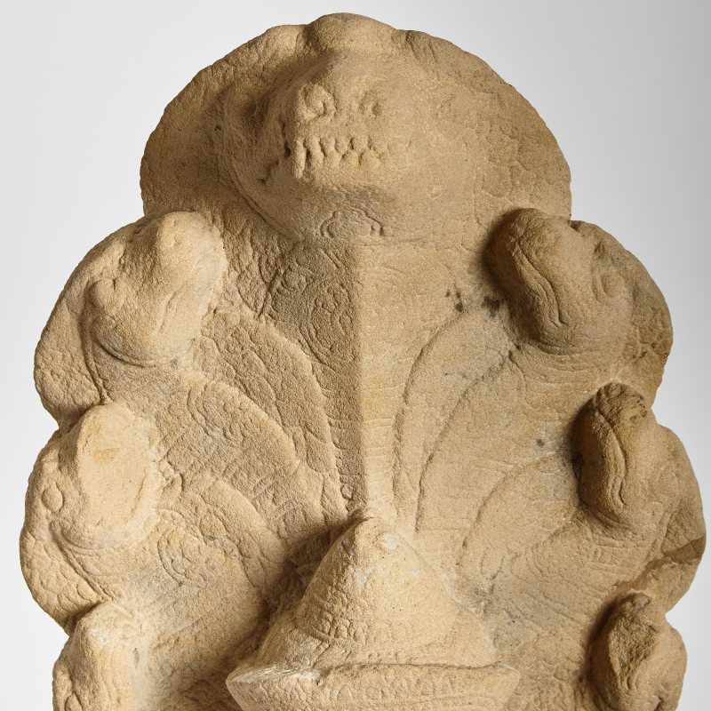 A Thai Carved Stone Figure of Buddha Muchalinda - 图8