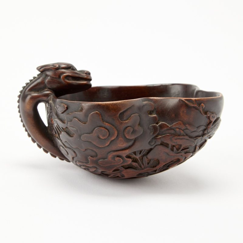 A Chinese Carved Boxwood Cup - 图2