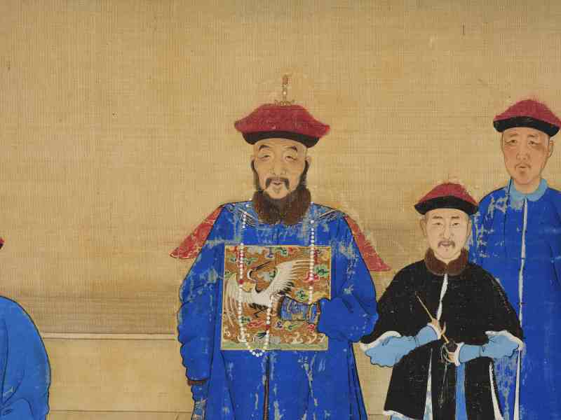 张淮、施静  十二月行乐图卷 - 图14