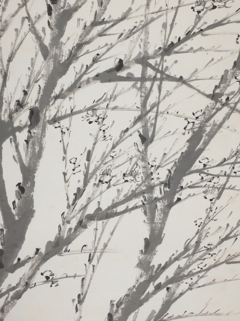 金心兰 1903年作 梅花四屏 - 图16