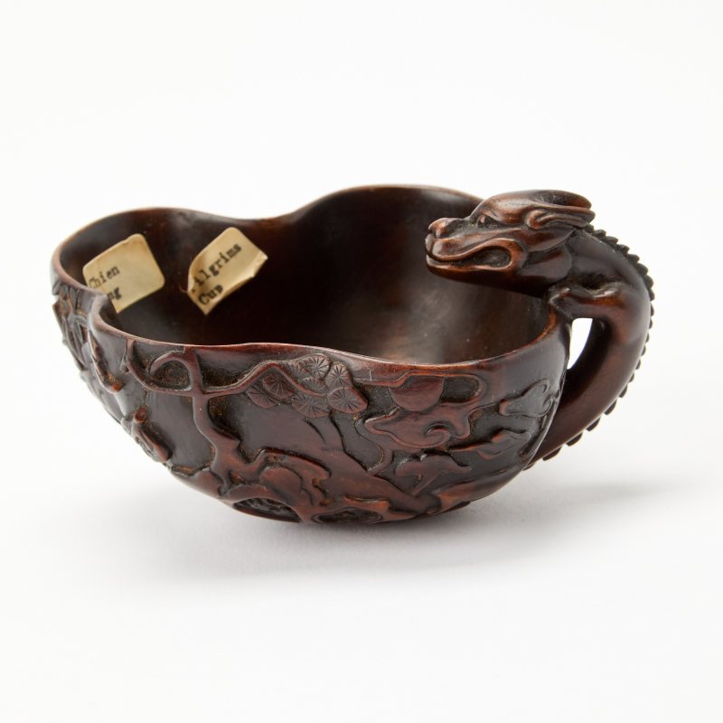 A Chinese Carved Boxwood Cup - 图4