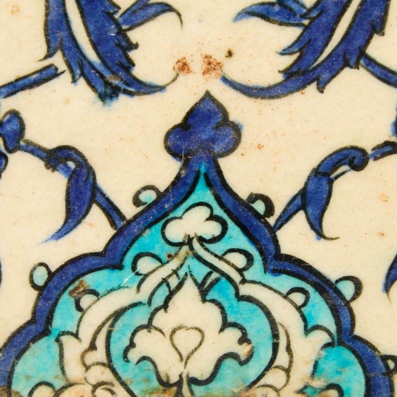 An Iznik Pottery Tile - 图4