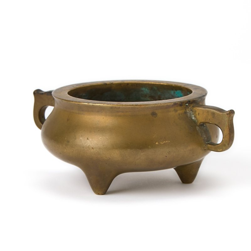 A Chinese Parcel-Gilt Bronze Censer - 图2