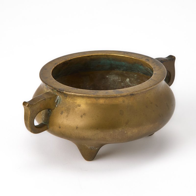 A Chinese Parcel-Gilt Bronze Censer - 图3