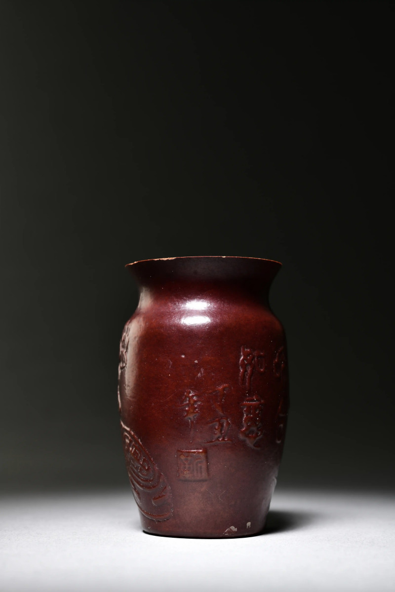 当代 花模酒坛子蛐蛐葫芦 - 图3
