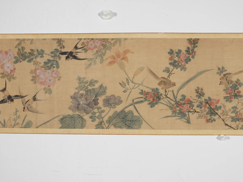 陈嘉言 1656年作 四季花鸟图卷 - 图5