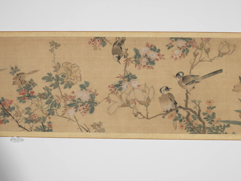 陈嘉言 1656年作 四季花鸟图卷 - 图6