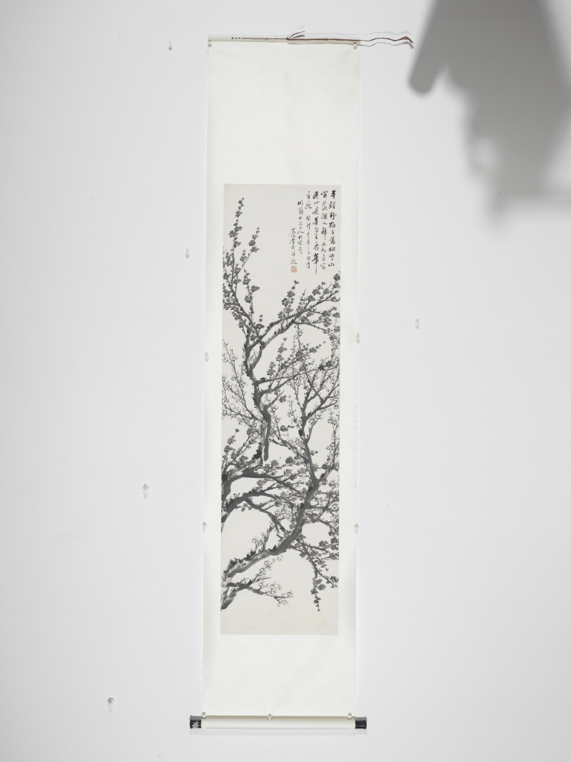 金心兰 1903年作 梅花四屏 - 图3