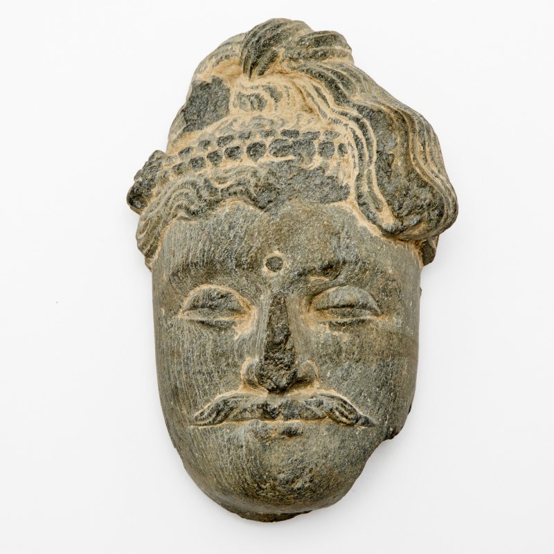Two Gandharan Buddhistic Head Fragments - 图4