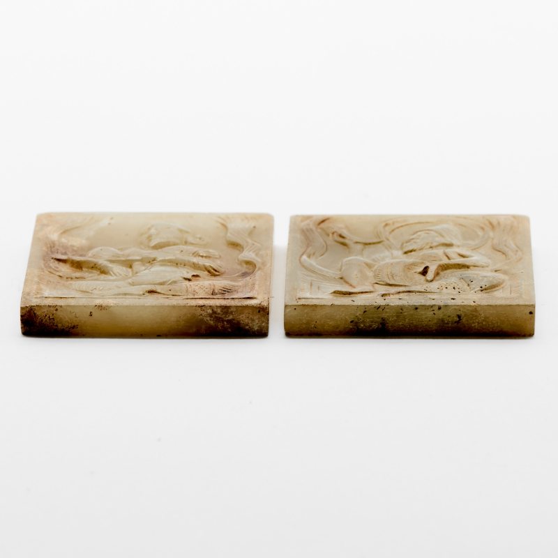 Two Chinese Jade Belt Plaques - 图4