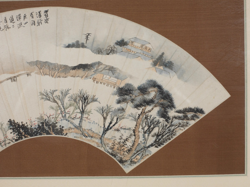 张大千  山源春涨 - 图3