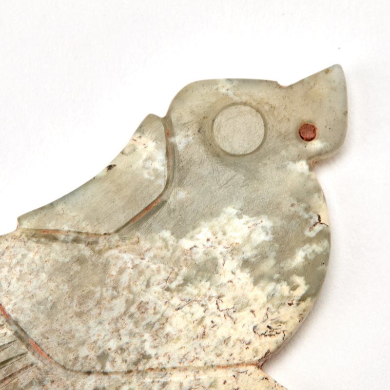 A Chinese Archaistic Jade Pendant of a Bird - 图3