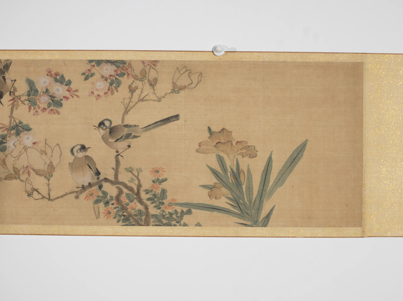 陈嘉言 1656年作 四季花鸟图卷 - 图7