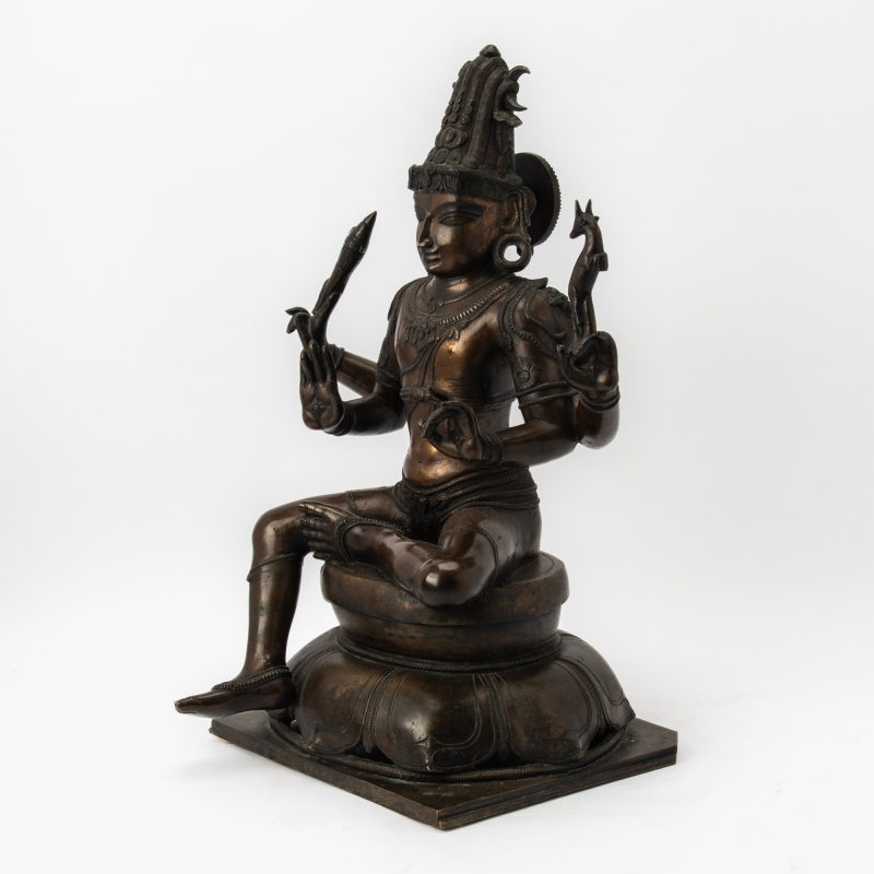 A Large Indian Bronze Figure of Shiva - 图4