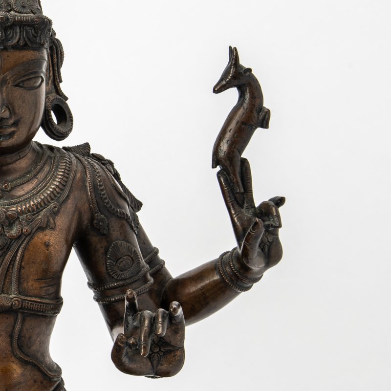 A Large Indian Bronze Figure of Shiva - 图5